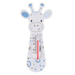 Termometr do wody dla niemowląt - kąpiel noworodka - Żyrafa, kolor Biały