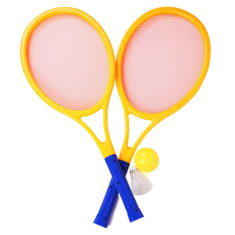 Paletki zestaw rakietek do gry w  badminton z piłeczką i lotką