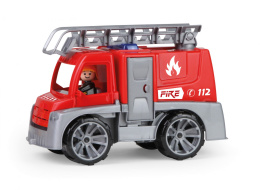 pojazd straży pożarnej z ruchomą drabiną, otwierane drzwi + figurka w zestawie