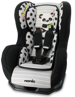 Fotelik samochodowy Cosmo Animals Panda 0-25 kg NANIA
