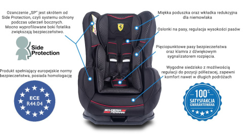 Cosmo Ferrari Black Licencja 0-18 kg Cosmo Ferrari Black Licencja 0-18 kg