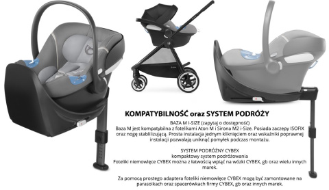Cybex Aton M, nosidełko, fotelik samochodowy 0-13 kg Cybex Aton M, nosidełko, fotelik samochodowy 0-13 kg