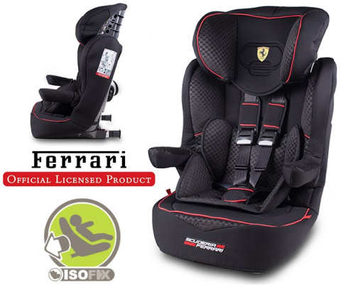 I-Max Ferrari Black ISOFIX 9-36 kg Test ADAC*** I-Max Ferrari Black ISOFIX 9-36 kg Test ADAC***