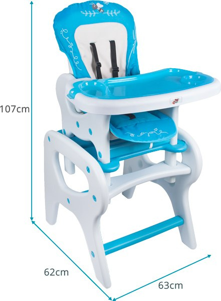 Krzesełko do karmienia Top Kids 3w1 Stolik + Krzesełko Krzesełko do karmienia Top Kids 3w1 Stolik + Krzesełko