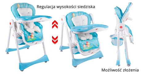 Krzesełko do karmienia, multifunkcjonalne TOP KIDS, Krzesełko do karmienia, multifunkcjonalne TOP KIDS,