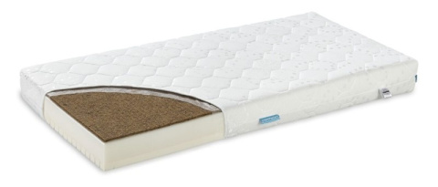 Materac do łóżeczka dziecięcego FIKI MIKI Latex / Pianka PUR / Kokos 120X60 CM Prestige Line Materac do łóżeczka dziecięcego FIKI MIKI Latex / Pianka PUR / Kokos 120X60 CM Prestige Line