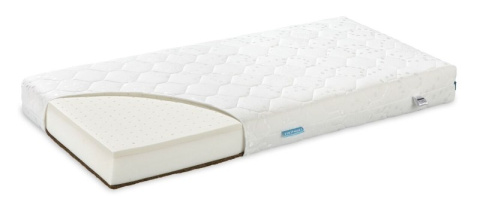Materac do łóżeczka dziecięcego FIKI MIKI Latex / Pianka PUR / Kokos 120X60 CM Prestige Line Materac do łóżeczka dziecięcego FIKI MIKI Latex / Pianka PUR / Kokos 120X60 CM Prestige Line