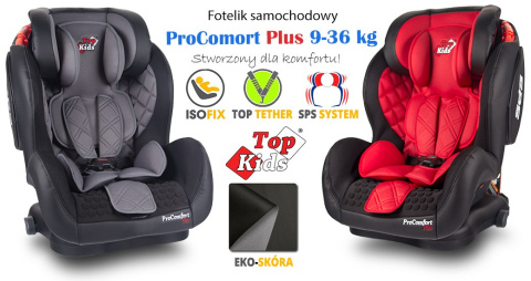 ProComfort 9-36 kg ISOFIX Top Kids Ekoskóra ProComfort 9-36 kg ISOFIX Top Kids Ekoskóra