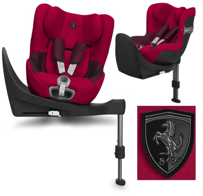 SIRONA S I-SIZE CYBEX 360° 0-18 FERRARI Racing Red 2019 - Cybex