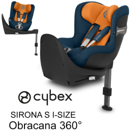 SIRONA S I-SIZE CYBEX obracana 360° 0-18 kg Tropical Blue 2019