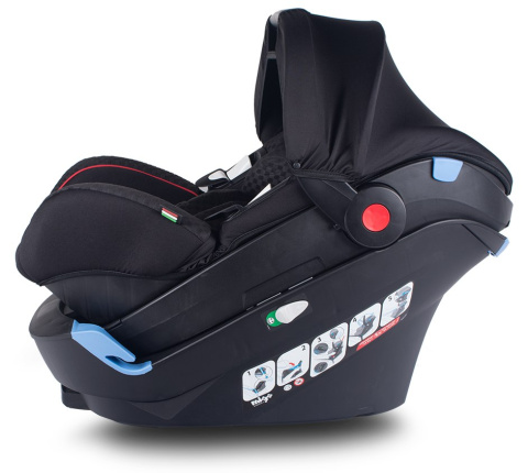 Satellite MIGO Ferrari Black nosidełko 0-13 kg + baza na pas samochodowy Satellite MIGO Ferrari Black nosidełko 0-13 kg + baza na pas samochodowy