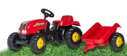 Rolly Kid - Traktor z przyczepką na pedała dla dzieci - pojazd dla dzieci