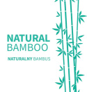 397/01 Naturalne pieluszki z włókien bambusa organicznego NATURAL BAMBOO. Malinowe