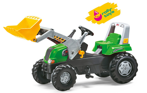 Traktor Rolly Junior z łyżką zielon dla dzieci