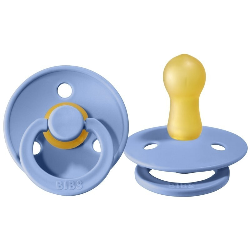 Smoczek uspokający dla dziecka BIBS 2-PACK SKY BLUE & BABY BLUE M kauczuk Hevea 2szt. Smoczek uspokający dla dziecka BIBS 2-PACK SKY BLUE & BABY BLUE M kauczuk Hevea 2szt.