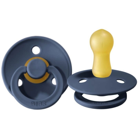Smoczek uspokający dla dziecka BIBS STEEL BLUE M kauczuk Hevea 1szt. Smoczek uspokający dla dziecka BIBS STEEL BLUE M kauczuk Hevea 1szt.