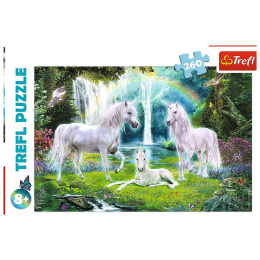 Trefl Puzzle 260 el. | Jednorożce - puzzle dla dzieci z motywem Koników