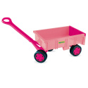 Wózek do ciągnięcia dla dzieci różowy Wader