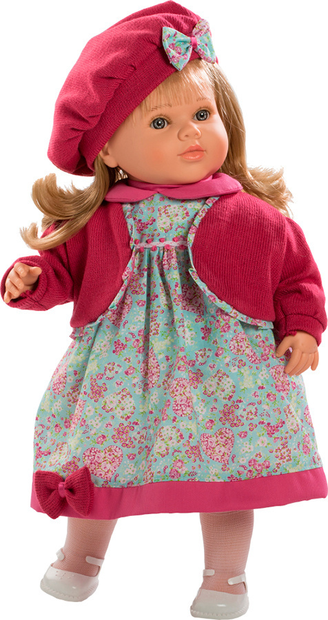 Lalka hiszpańska dziewczynka w berecie 52 cm Lalka hiszpańska dziewczynka w berecie 52 cm