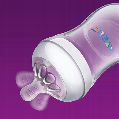 Smoczek silikonowy do butelki Philips AVENT, antykolkowy - seria Natural 2 KASZKA 6m+ / 2szt. Smoczek silikonowy do butelki Philips AVENT, antykolkowy - seria Natural 2 KASZKA 6m+ / 2szt.