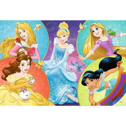 Trefl Puzzle 100 el. | Poznaj urocze księżniczki - puzzle dla dzieci z motywem księżniczek