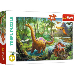 Wędrówka Dinozaurów  puzzle trefl