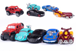 Zestaw autek - Resoraki 5 szt. małych metalowych samochodzików