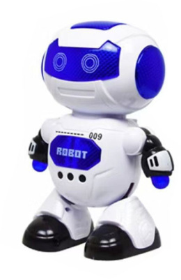 Interaktywny robot grający, tańczący z muzyką na baterie