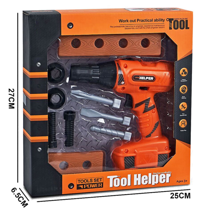 Zestaw mały majsterkowicz, wkrętarka na baterie