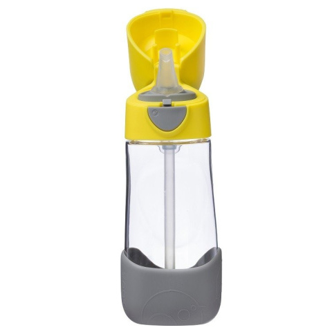 Butelka tritanowa ze słomką 450 ml, Lemon Sherbet , b.box Butelka tritanowa ze słomką 450 ml, Lemon Sherbet , b.box
