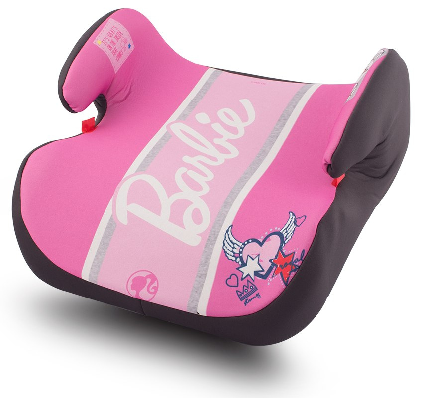Topo Barbie - Fotelik samochodowy 15-36 kg, podstawka samochodowa Topo Barbie - Fotelik samochodowy 15-36 kg, podstawka samochodowa