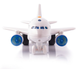 Samolot interaktywny, efekty świetlne i dźwiękowe - zabawka dla dziecka