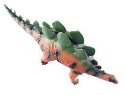 Dinozaur miękka figurka z dźwiękiem duży gumowy STEGOZAUR