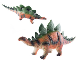 Dinozaur miękka figurka z dźwiękiem duży gumowy STEGOZAUR