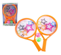 Paletki zestaw do badmintona dla dzieci raietki i dwie piłeczki