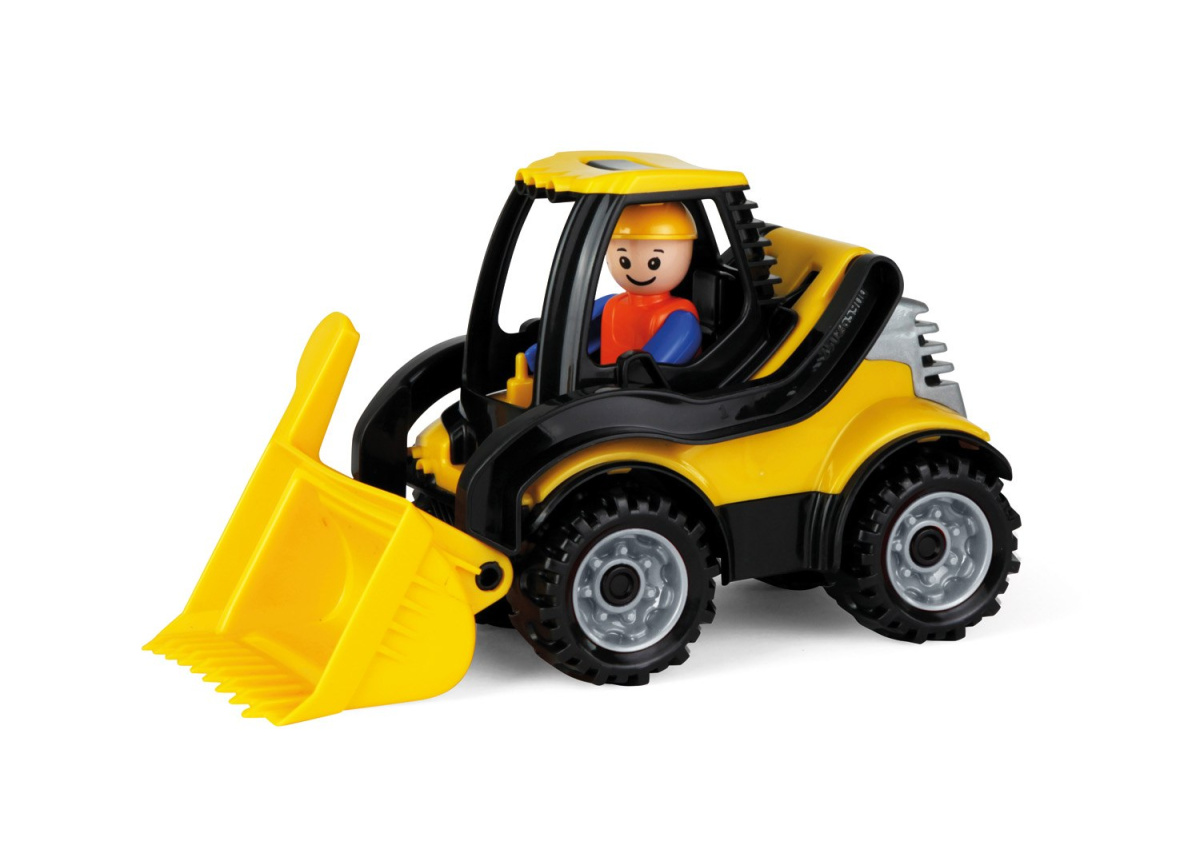 Spychacz LENA z figurką kierowcy 17 cm Spychacz LENA z figurką kierowcy 17 cm