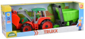 Pojazd rolniczy LENA traktor z łyżką i przyczepą