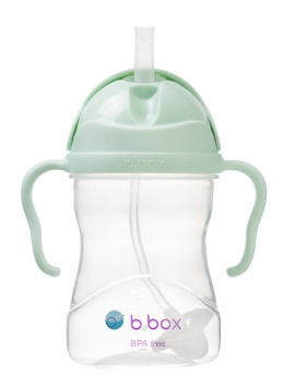 B.Box Innowacyjny Bidon z obciążoną słomką 240 ml dla dzieci, BBOX - Gelato Pistachio