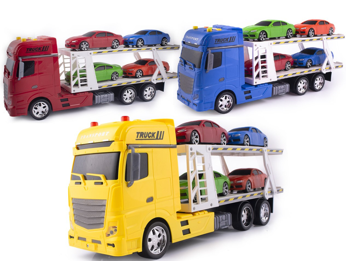 Pojazd zabawka TIR transporter Pojazd zabawka TIR transporter