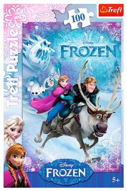Trefl Puzzle 100 el. | Frozen - Na ratunek Annie