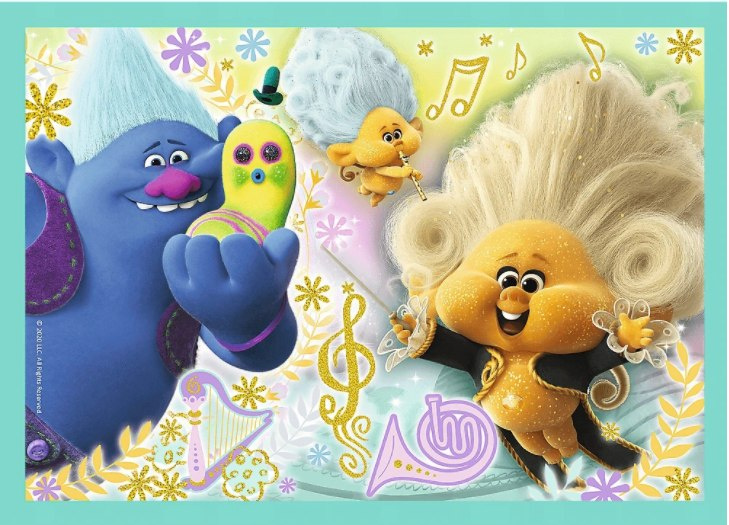 Puzzle dla dziecka Trolle Trefl Puzzle dla dziecka Trolle Trefl