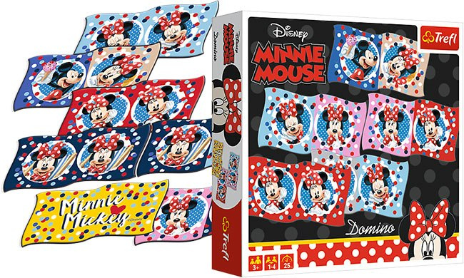 Gra Domino z myszką minnie Trefl Gra Domino z myszką minnie Trefl