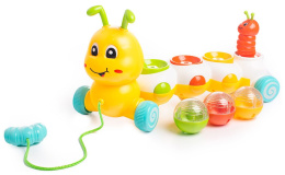 Zabawka edukacyjna dla dziecka - gąsienica z dźwiękiem