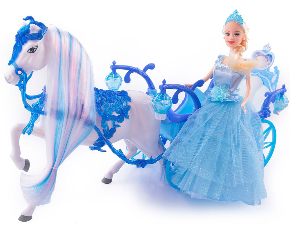 Lalka barbie księżniczka z koniem i karocą Lalka barbie księżniczka z koniem i karocą