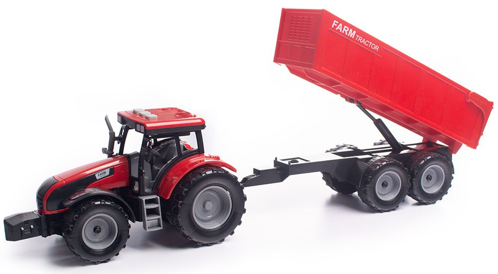 Traktor dla dziecka z przyczepą, światło, dźwięk Traktor dla dziecka z przyczepą, światło, dźwięk