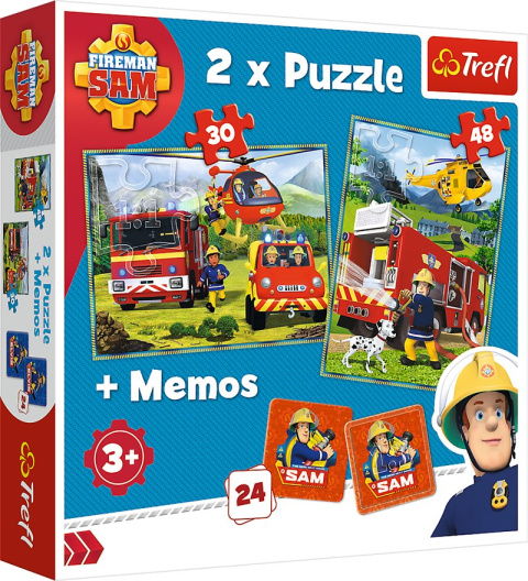 Strażacy w akcji Puzzle trefl dla dziecka
