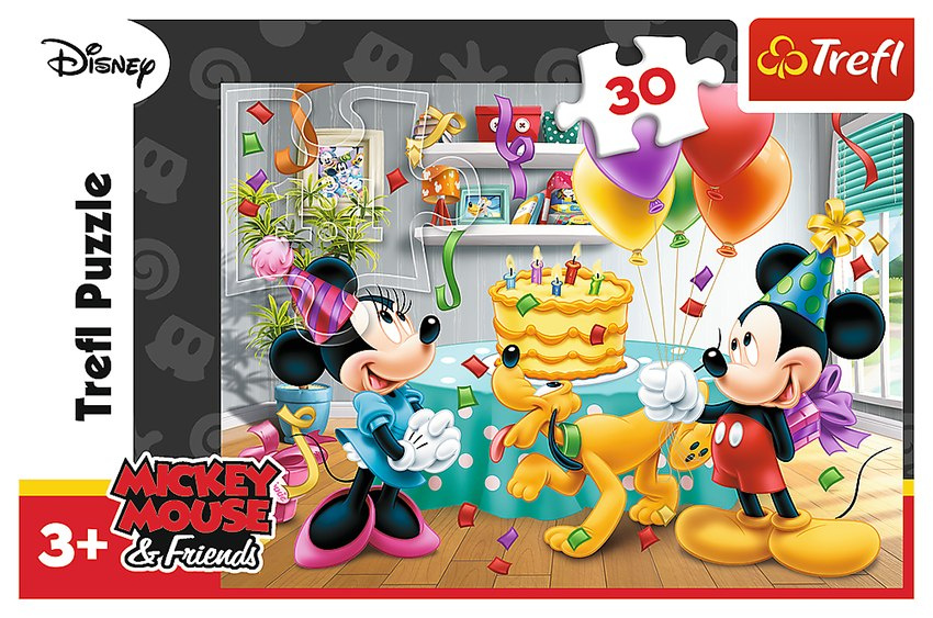 Puzzle Myszka Minnie Tort urodzinowy Puzzle Myszka Minnie Tort urodzinowy