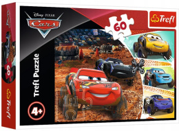 Trefl Puzzle 60 el. | Zygzak McQueen z przyjaciółmi, puzzle z motywem bajki CARS
