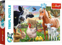 Wesoła farma puzzle dla dzieci