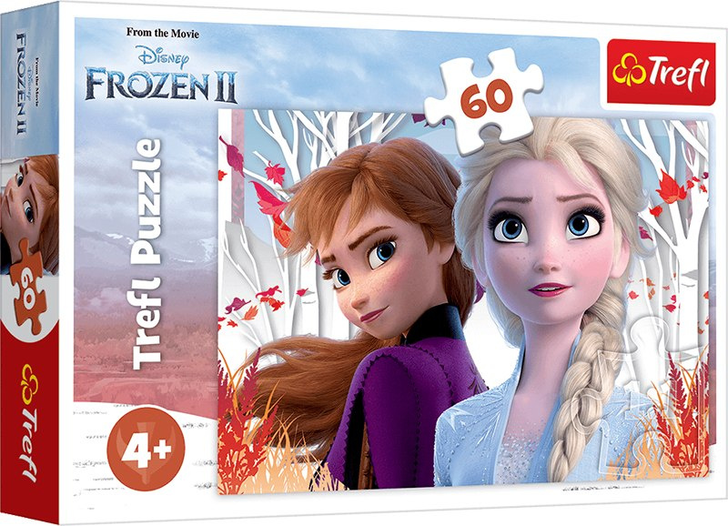 Zaczarowny świat Anny i Elsy, puzzle bajkowe Trefl Zaczarowny świat Anny i Elsy, puzzle bajkowe Trefl